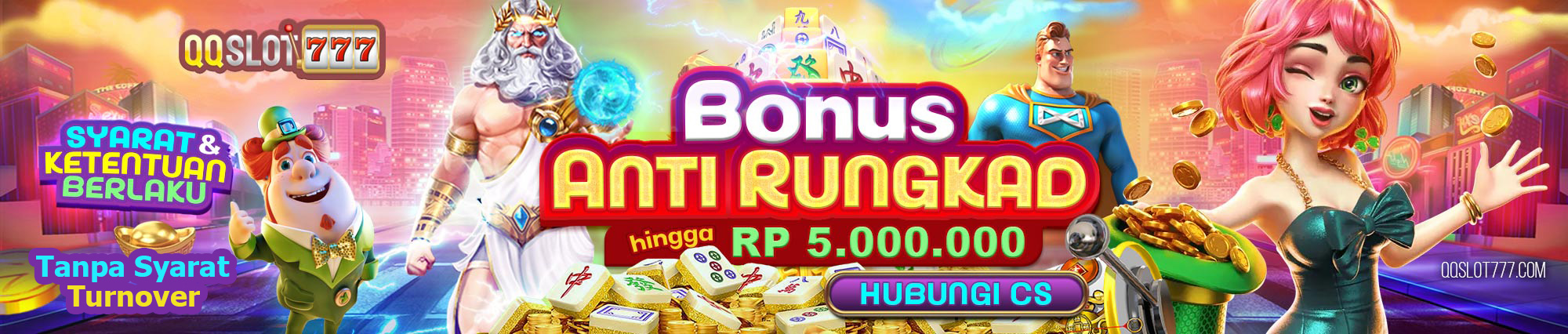 QQSLOT777 -- Bonus Anti Rungkad 5 Juta